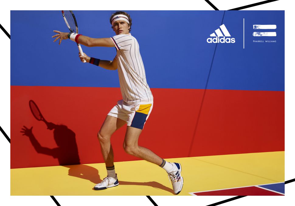 Adidas pharrell 2025 tennis collection